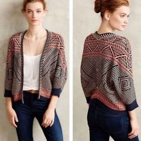 Anthropologie Sweaters - ANTHROPOLOGIE Moth Aztec Cardigan.   Size Small